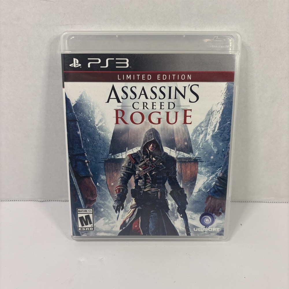 Assassins Creed Rogue Limited Edition Sony PlayStation 3 PS3 Ubisoft 2014 CIB